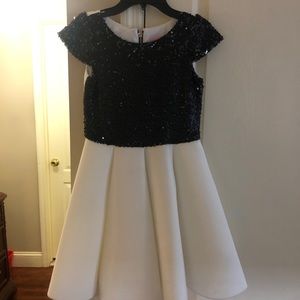 Beautiful Zoe LTD black and off white dress
